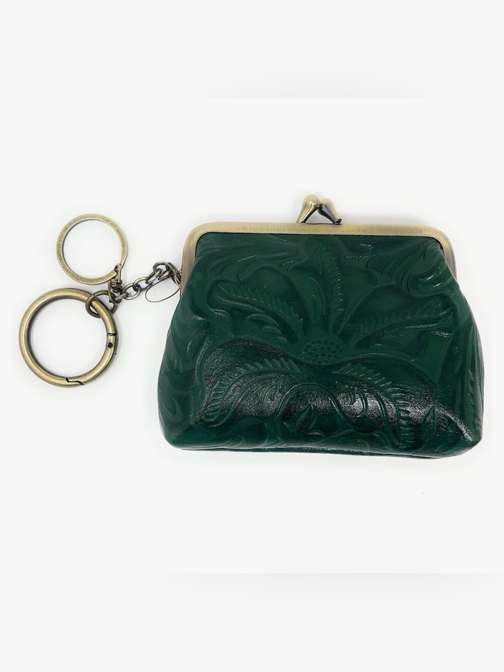 Patricia Nash Leather Borse Coin Purse, Large, Soft Green - Picture 4 of 6